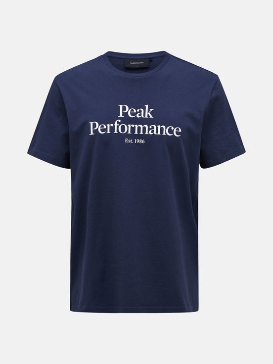 Navy Men Peak Performance Original T-shirt | US-RAFZS8142