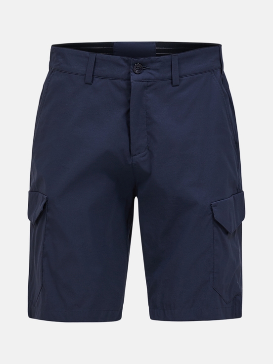 Navy Men Peak Performance Player Cargo Shorts | US-CMRQP6402