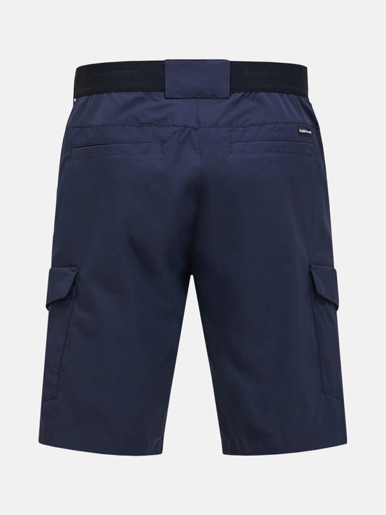 Navy Men Peak Performance Player Cargo Shorts | US-CMRQP6402