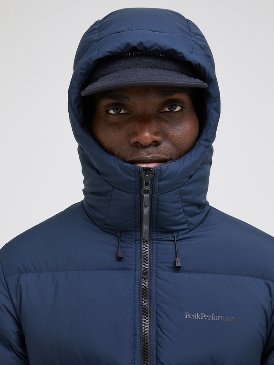 Navy Men Peak Performance Rivel Down Jacket | US-TMOGV3475