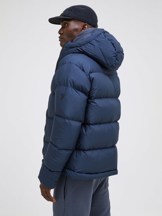 Navy Men Peak Performance Rivel Down Jacket | US-TMOGV3475