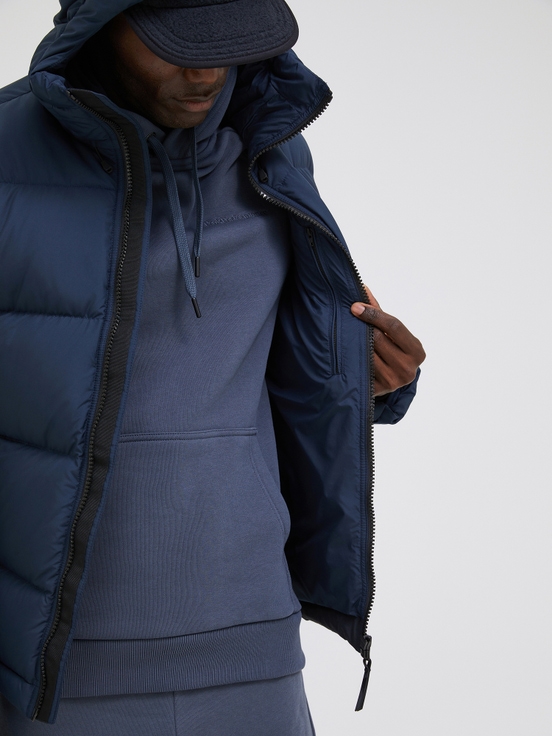 Navy Men Peak Performance Rivel Down Jacket | US-TMOGV3475