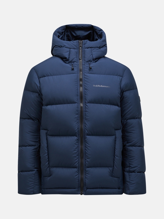 Navy Men Peak Performance Rivel Down Jacket | US-TMOGV3475