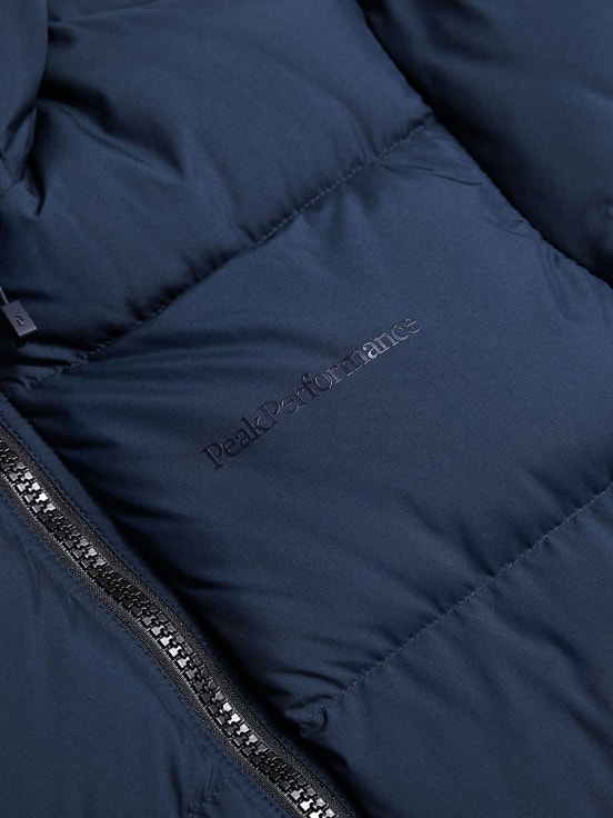 Navy Men Peak Performance Rivel Down Jacket | US-TMOGV3475