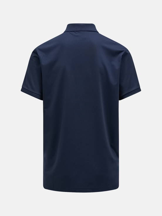 Navy Men Peak Performance Vespar Polo Shirts | US-QFRDC7139