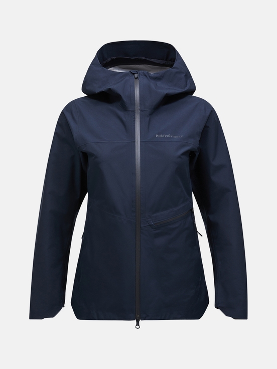 Navy Women Peak Performance Commuter Gore-tex 2.5l Paclite Shell Jacket | US-PWFYB6137