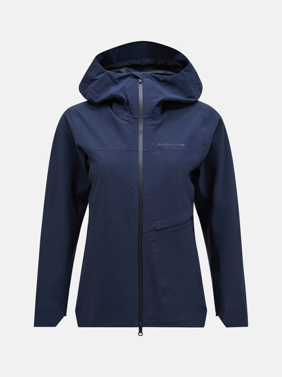 Navy Women Peak Performance Commuter Hipe 3l Shell Jacket | US-XPKHO4269