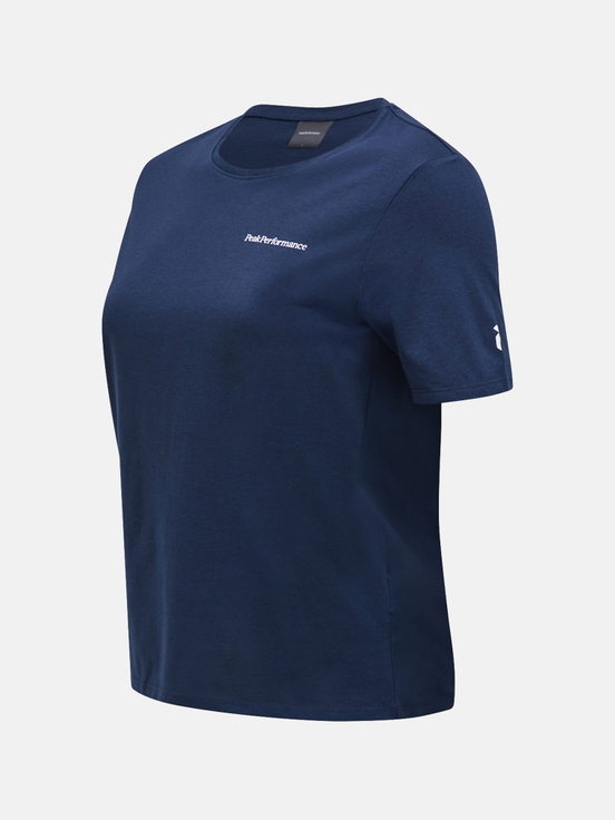 Navy Women Peak Performance Explore Logo T-shirt | US-ZDAUB0716