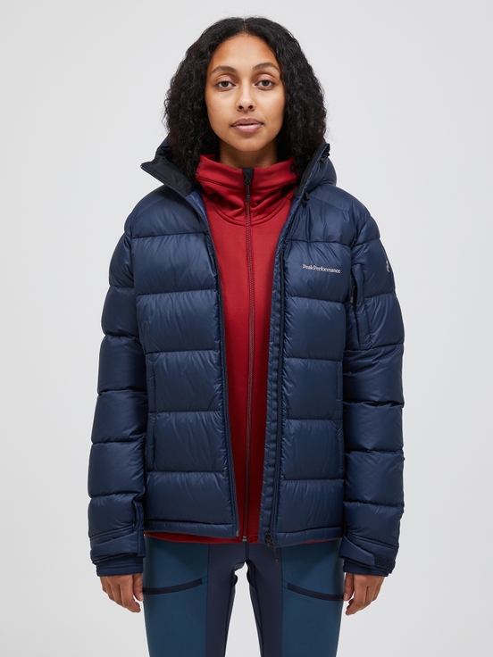 Navy Women Peak Performance Frost Down Jacket | US-ZXOWE1439