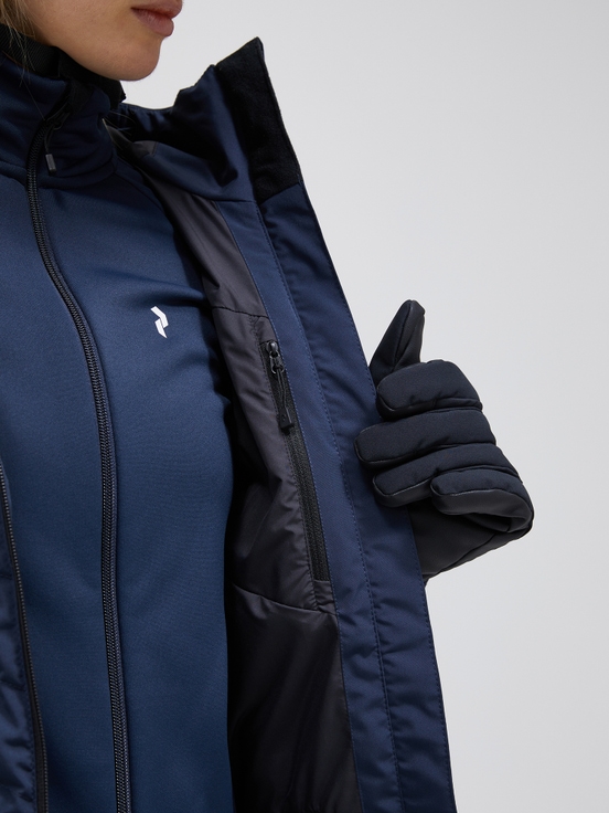 Navy Women Peak Performance Frost Down Ski Jacket | US-GMJRY6045