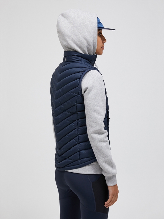 Navy Women Peak Performance Frost Down Vest | US-RNPMY3950