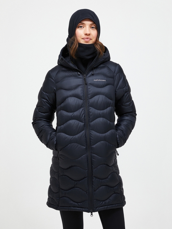 Navy Women Peak Performance Helium Down Parka | US-RHZJL4978