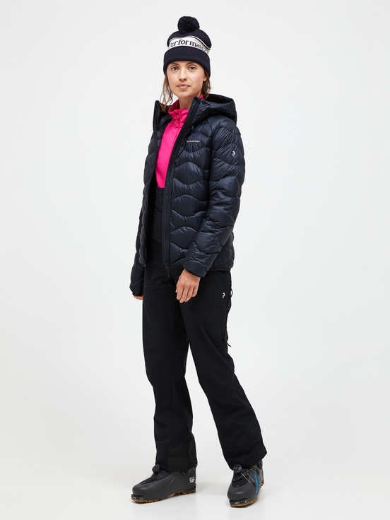 Navy Women Peak Performance Helium Hood Down Jacket | US-XLOHY9103