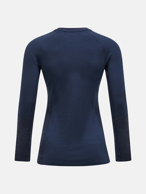 Navy Women Peak Performance Magic Crew Base Layer | US-TFYAW2349