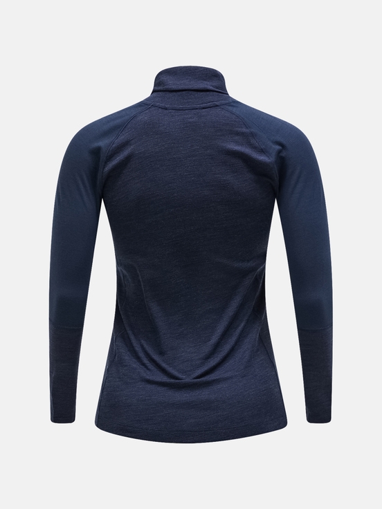 Navy Women Peak Performance Magic Rollneck Base Layer | US-PRKUI3275