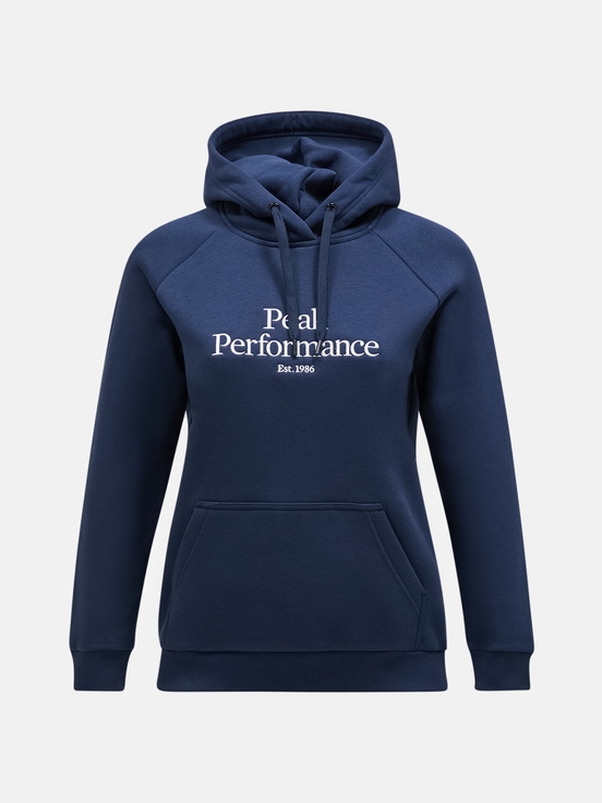 Navy Women Peak Performance Original Hoodie | US-WKPNL6823