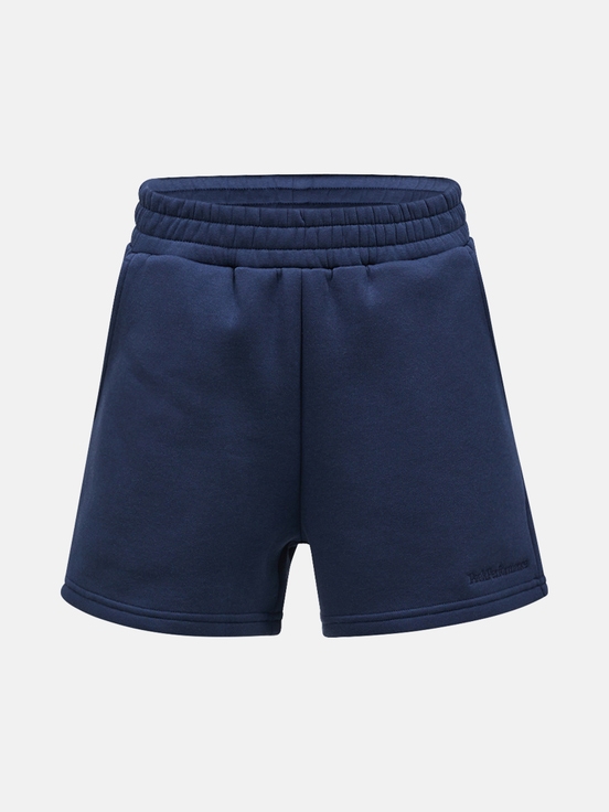 Navy Women Peak Performance Original Small Logo Shorts | US-XVALF0581