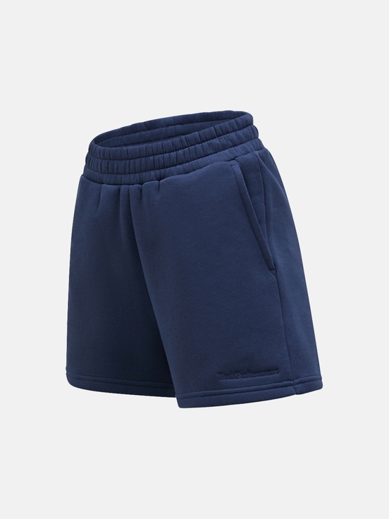 Navy Women Peak Performance Original Small Logo Shorts | US-XVALF0581