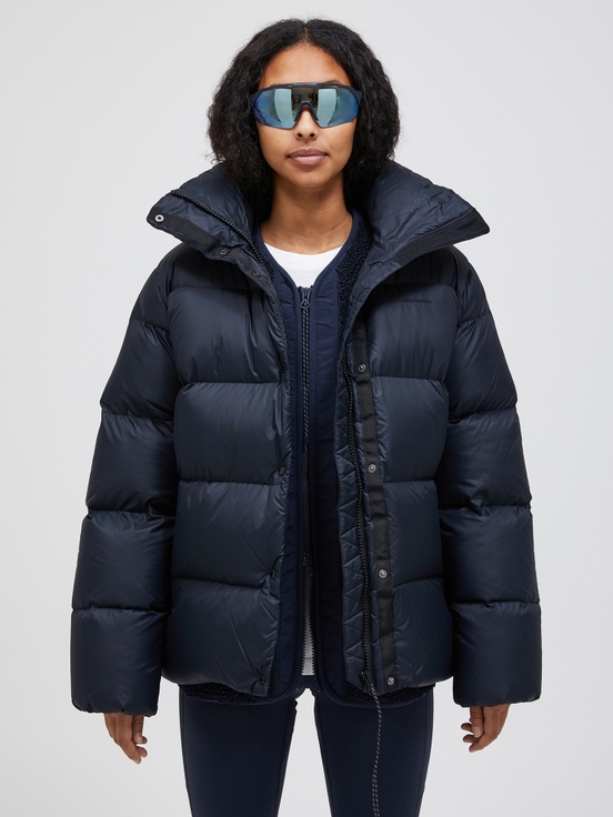 Navy Women Peak Performance Puffer Down Jacket | US-SUITP6345