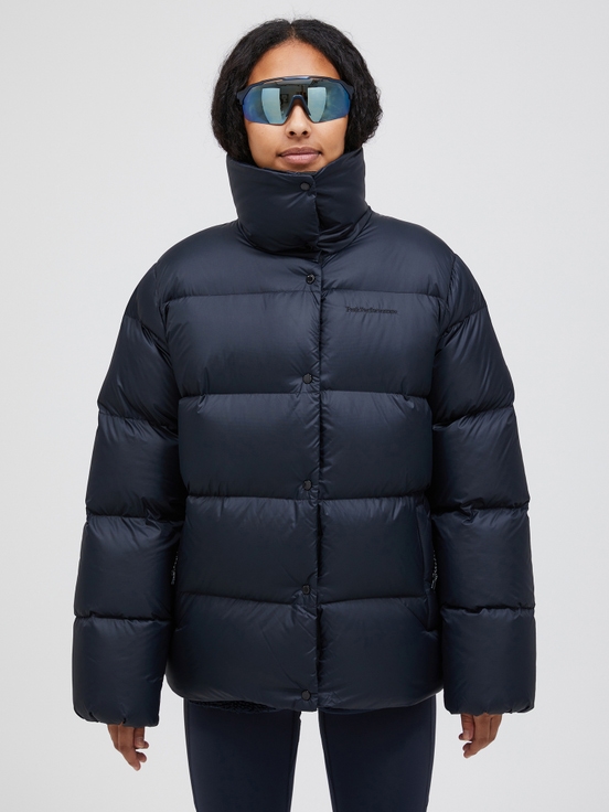 Navy Women Peak Performance Puffer Down Jacket | US-SUITP6345