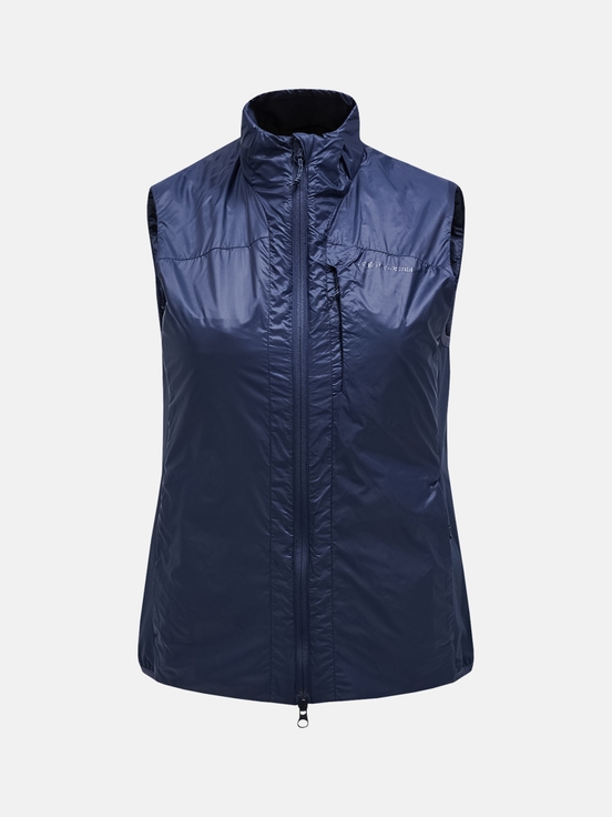 Navy Women Peak Performance Radiance Hybrid Vest | US-PKRCQ0765