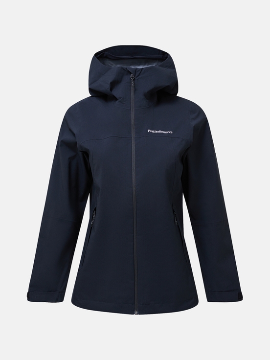 Navy Women Peak Performance Trail Hipe Shell Jacket | US-IQCAJ5728