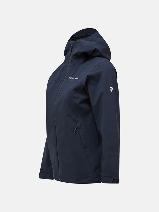 Navy Women Peak Performance Trail Hipe Shell Jacket | US-IQCAJ5728