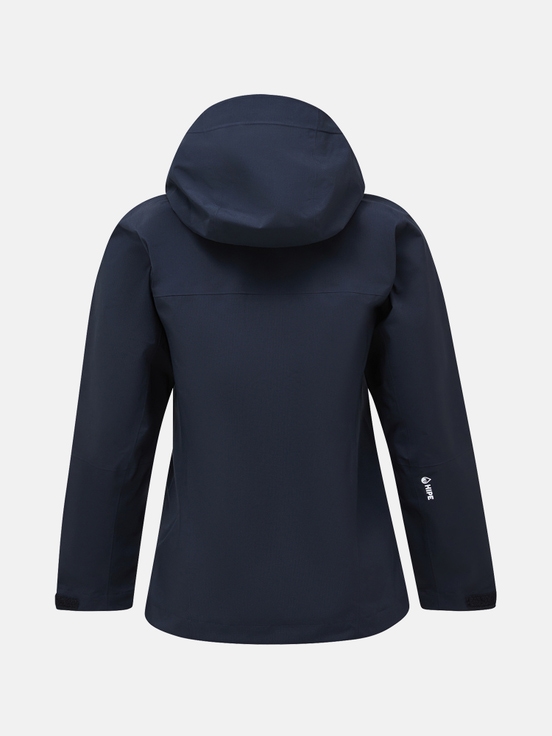 Navy Women Peak Performance Trail Hipe Shell Jacket | US-IQCAJ5728