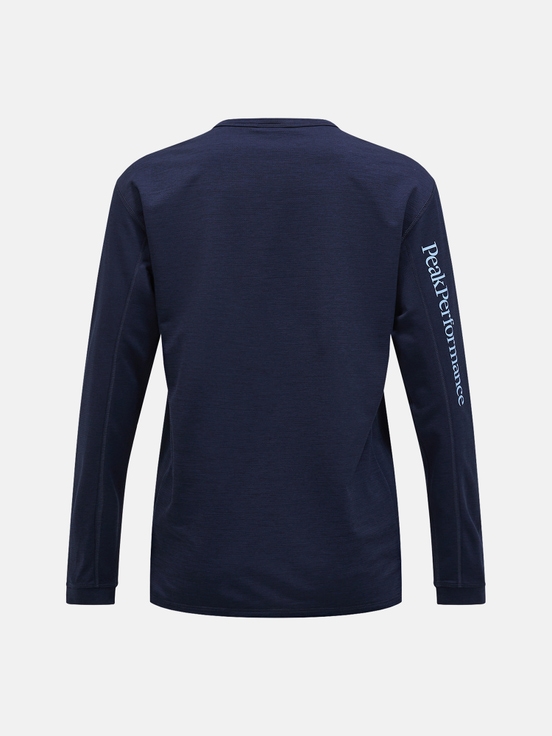 Navy Women Peak Performance Trail Longsleeve T-shirt | US-LDWZU4619