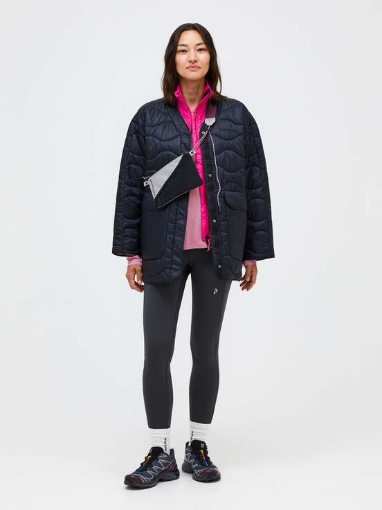 Navy / Dark Purple / Pink Women Peak Performance Helium Reversable Winter Jacket | US-HKXWC0547