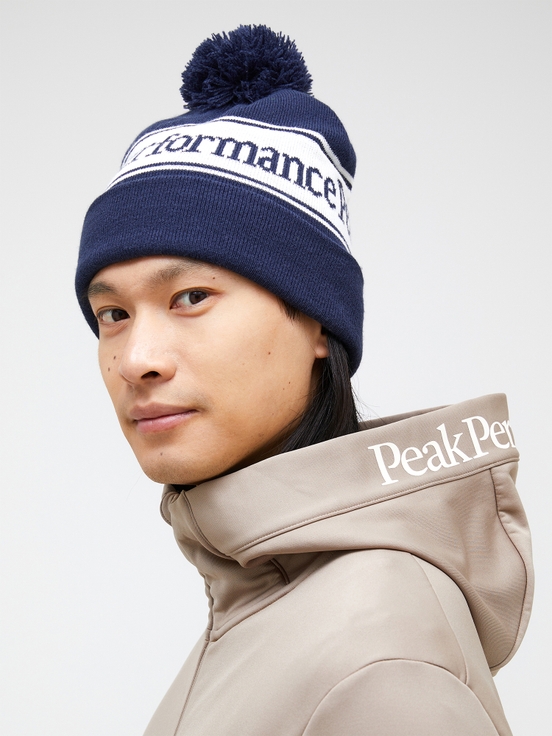 Navy / White Men Peak Performance Pow Hat | US-HJEGO0345