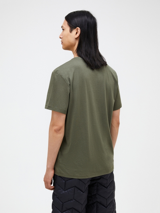 Olive Men Peak Performance Explore Graphic T-shirt | US-HNWCS1349