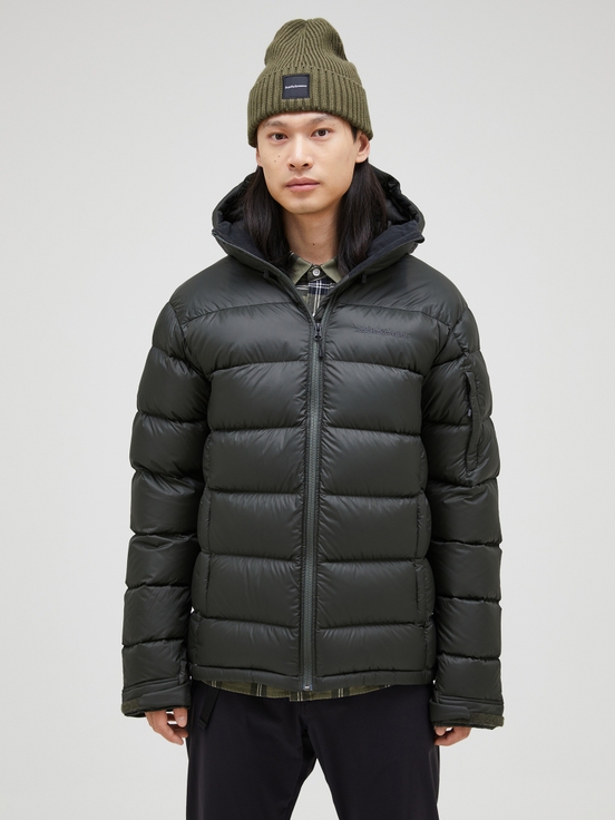 Olive Men Peak Performance Frost Down Jacket | US-GIJQZ6358