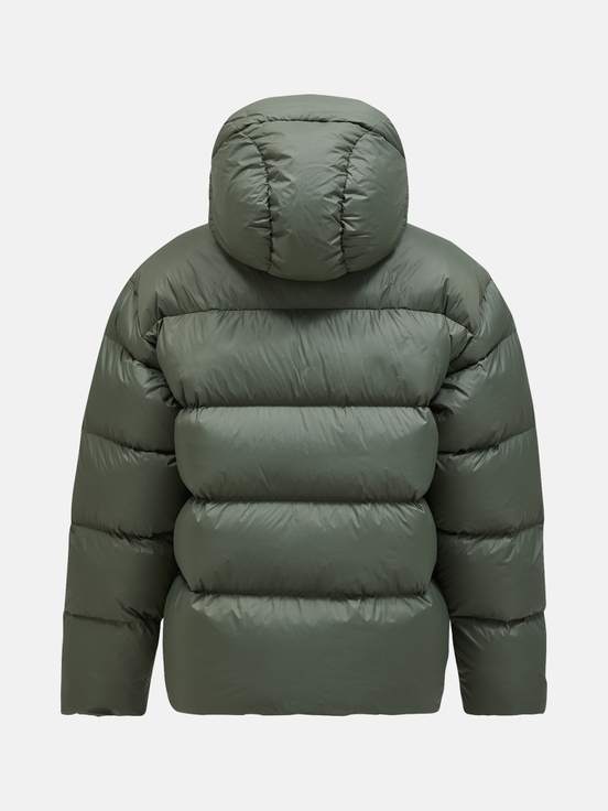 Olive Men Peak Performance Frost Oversized Puffer Down Jacket | US-IBTEO3468