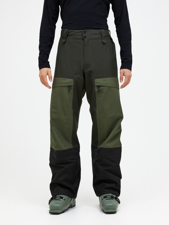 Olive Men Peak Performance Gravity Gore-tex 3l Shell Ski Pants | US-JQHMK0916