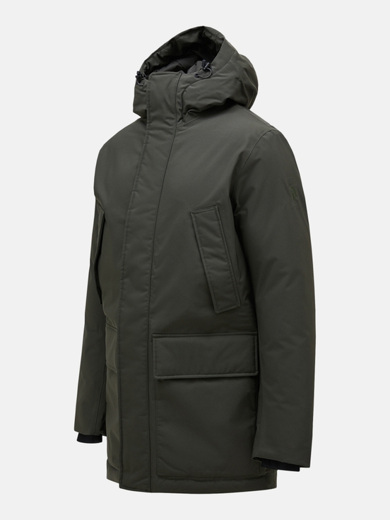 Olive Men Peak Performance Ground 2l Down Shell Parka | US-IATEY5098