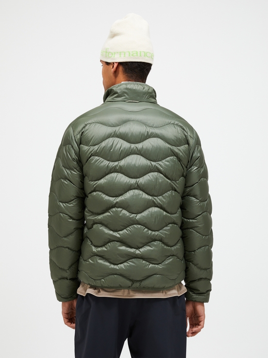 Olive Men Peak Performance Helium Down Jacket | US-KUJIG2834