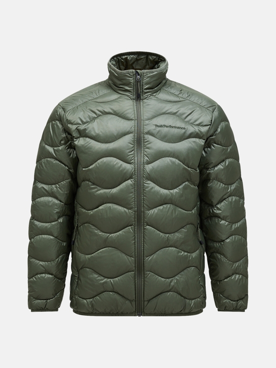 Olive Men Peak Performance Helium Down Jacket | US-KUJIG2834