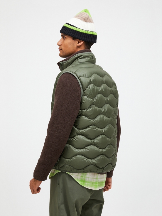 Olive Men Peak Performance Helium Down Vest | US-LVNJW2379