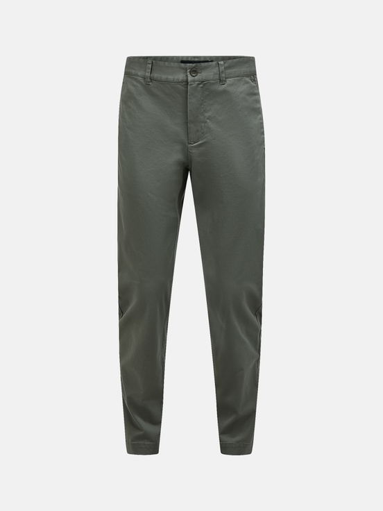 Olive Men Peak Performance Moment Narrow Pants | US-TCQLH8639