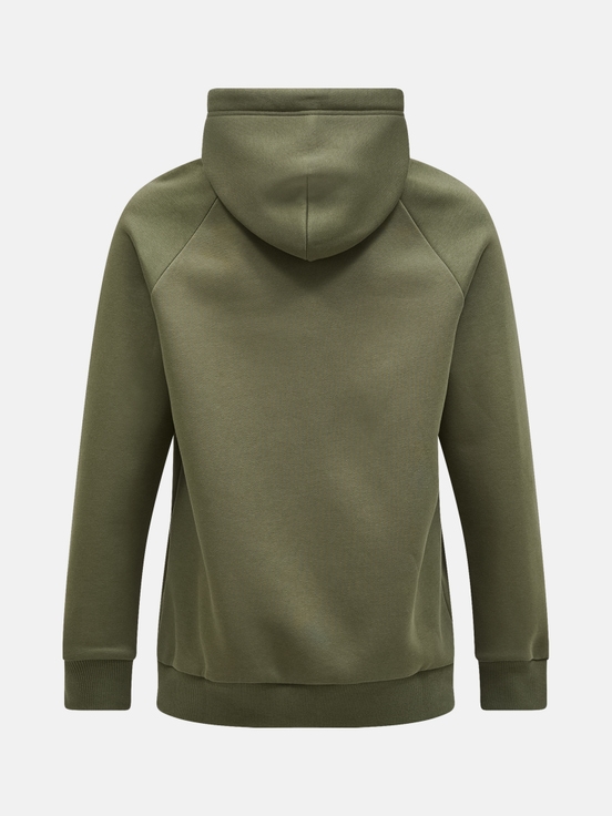 Olive Men Peak Performance Original Hoodie | US-OFQHR8540