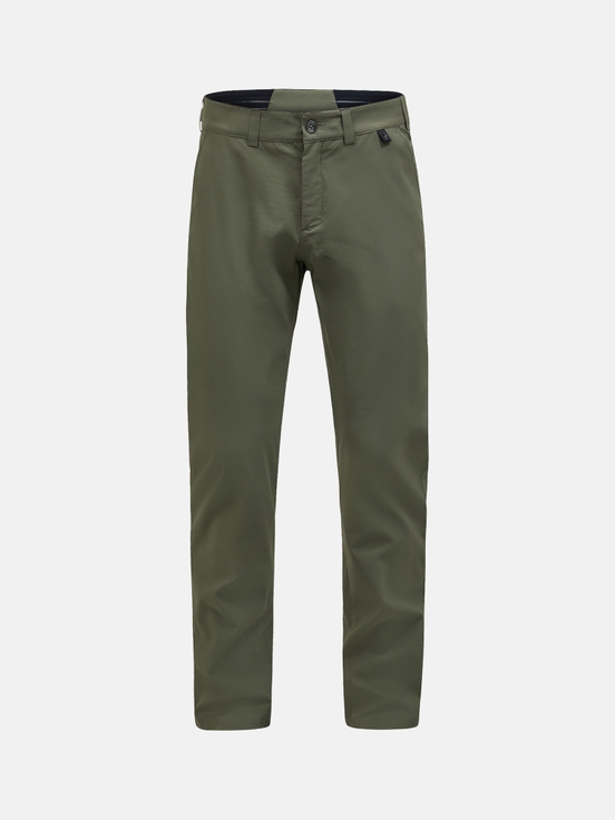 Olive Men Peak Performance Player Pants | US-UVYNX3914