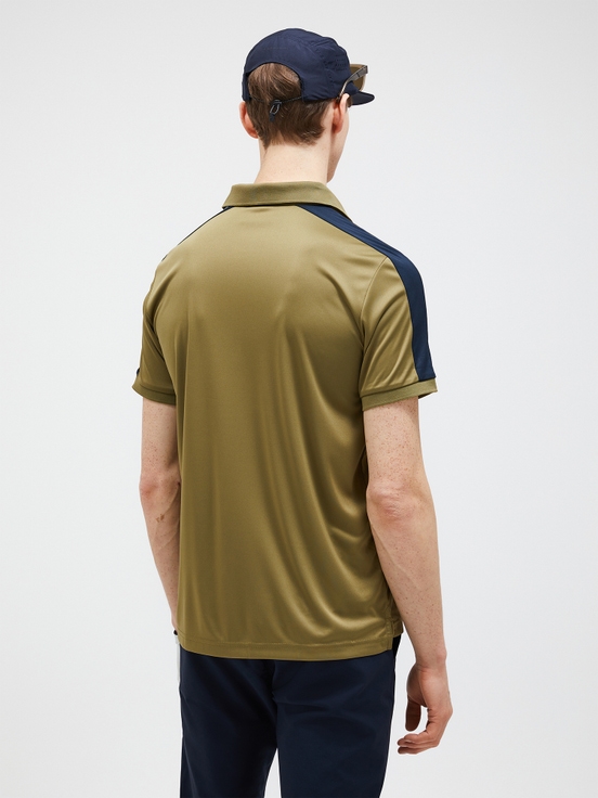 Olive Men Peak Performance Player Polo Polo Shirts | US-GVQMS0584