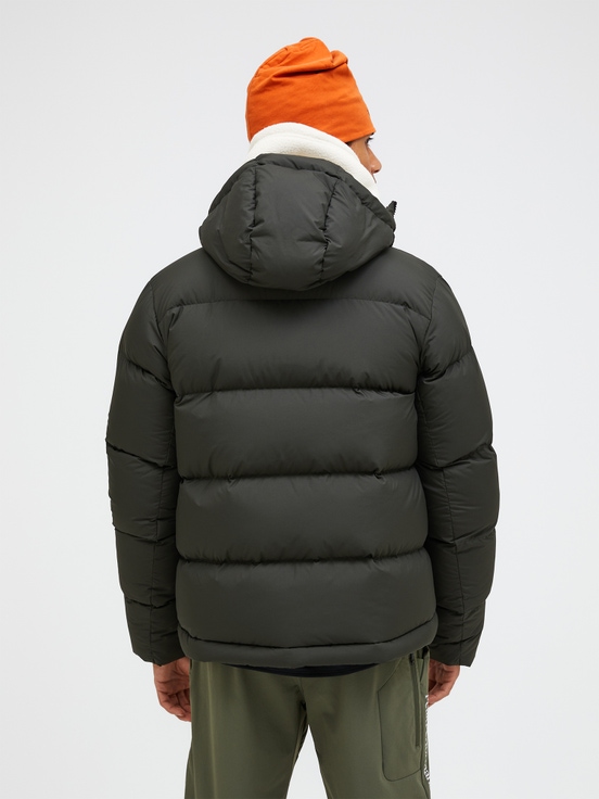 Olive Men Peak Performance Rivel Down Jacket | US-OHBVC8539