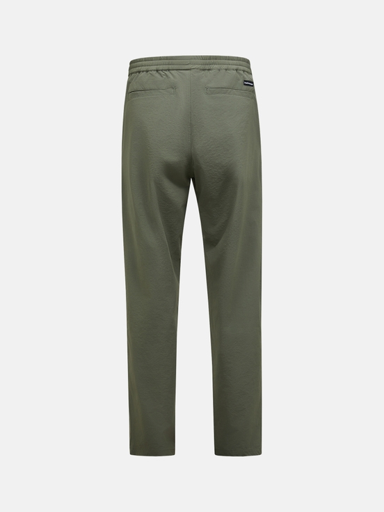 Olive Men Peak Performance Stretch Drawstring Pants | US-LBOIS4106