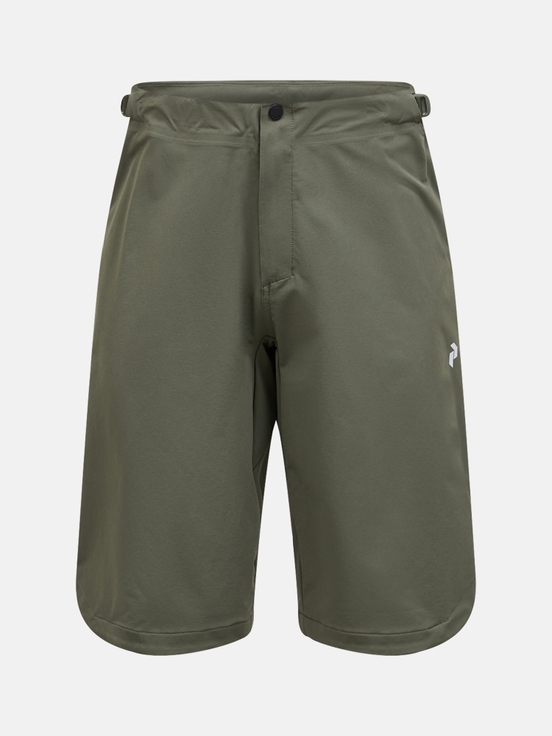 Olive Men Peak Performance Trail Mtb Shorts | US-KWDEM0697