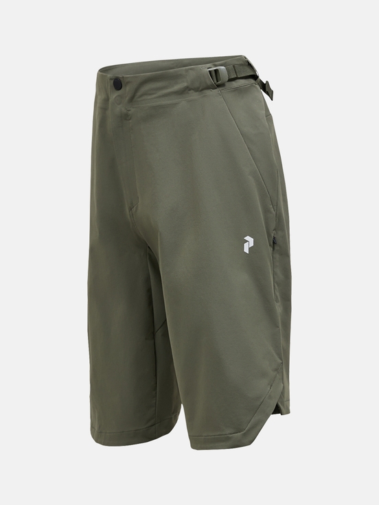 Olive Men Peak Performance Trail Mtb Shorts | US-KWDEM0697