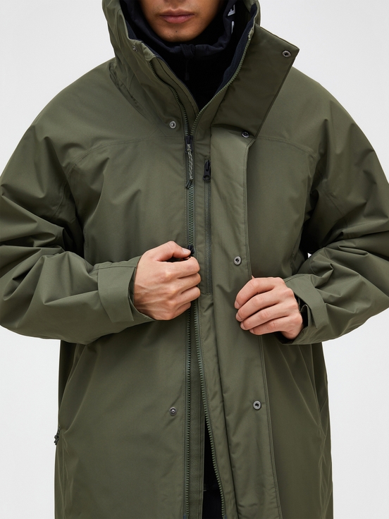 Olive Men Peak Performance Treeline Hipe 2l Insulated Shell Parka | US-NTXYQ7941