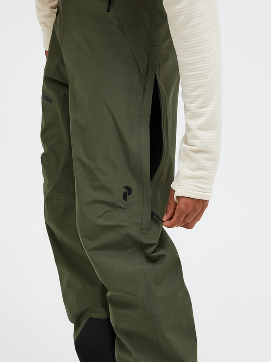 Olive Men Peak Performance Vertical Gore-tex 3l Shell Ski Pants | US-FMOTG8039