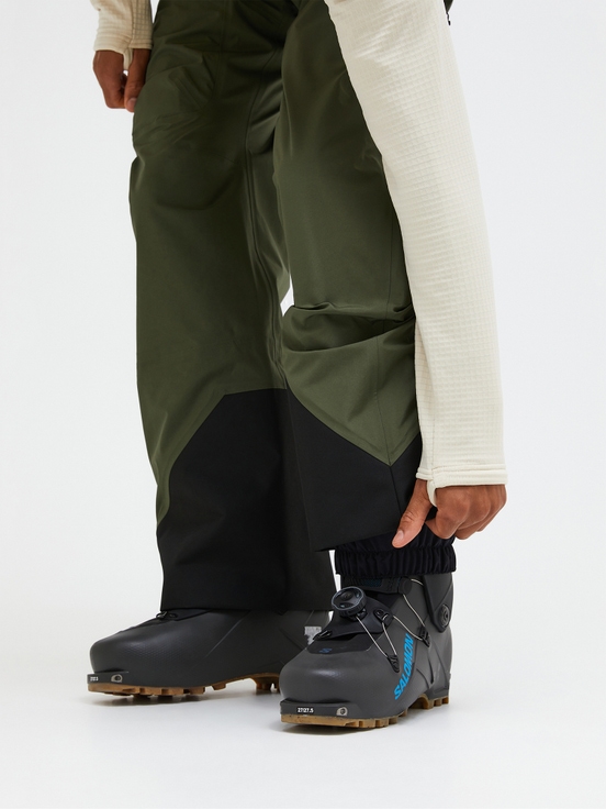 Olive Men Peak Performance Vertical Gore-tex 3l Shell Ski Pants | US-FMOTG8039